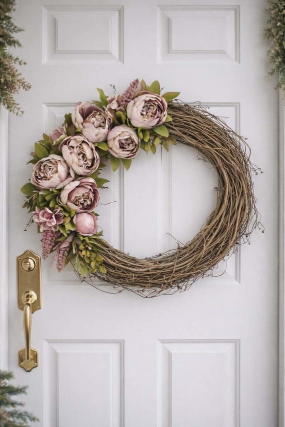 Türkränze, Türkranz, Hochzeitskranz, Türkranz, Rosa Pfingstrosenkranz, Ganzjahreskranz, Winterkranz, Herbstkranz, Sommerkranz