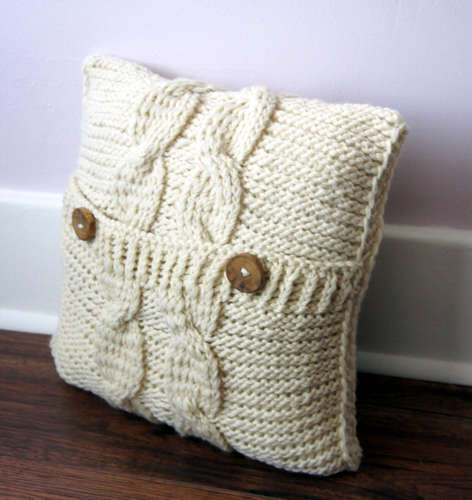 Cable Knit Pillow Cover, Pillow Cover, Decorative Pillow Cover, Accent Pillow Cover, Decorative