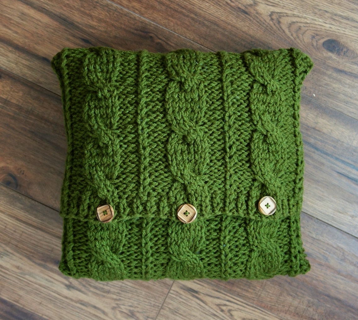 SALE Cable Knit Pillow Cover Pillow Cover Decorative Pillow Etsy