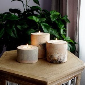 Plateaux à Bougies En Bambou - Lot De 6 - Ø8.5cm - Dessous De Bougie Naturel Pour Décoration