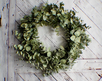Eucalyptus Wreath, Year Round Greenery Wreath, Front Door Wreath, All Season Wreath, Everyday Greenery Wreath, Simple Wreath, Everyday Door