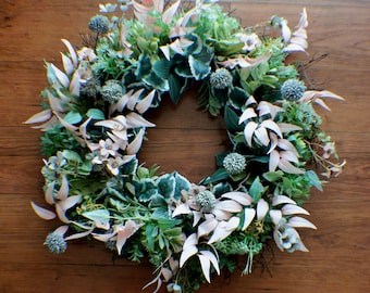 Eucalyptus Wreath, Green Wreath, Front Door Wreath, Greenery Wreath, Year Round Wreath, Spring Door Wreaths, Mothers Day, Farmhouse decor