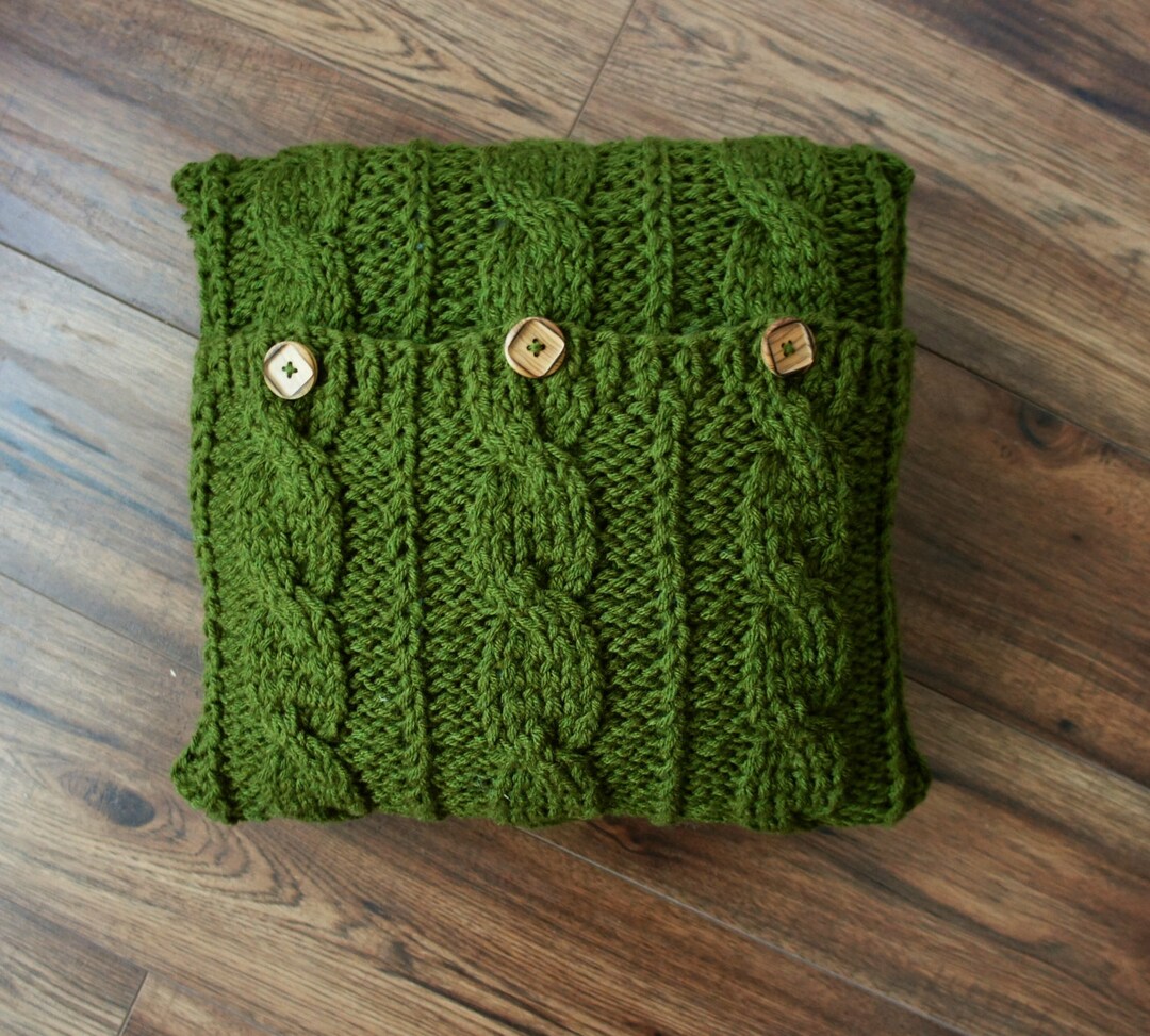 SALE Cable Knit Pillow Cover, Pillow Cover, Decorative Pillow Cover