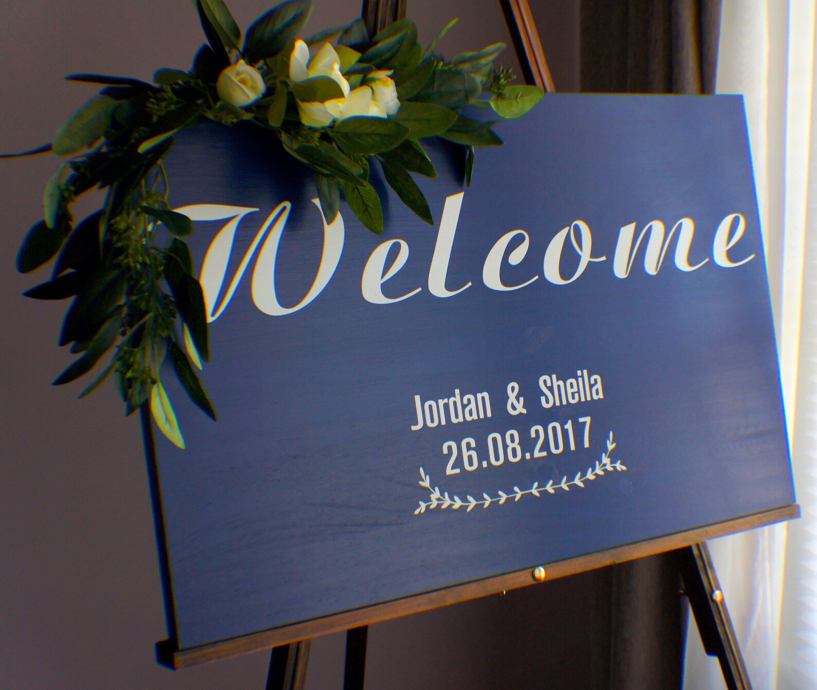 Wedding sign Swag Wedding Swag Picture frame Etsy