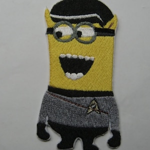 Spock Minion Embroidered Patch: Star Trek Sci-Fi Trekkie Gift