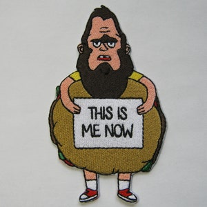 Gene Beefsquatch Embroidered Patch: Burgers TV Show Fan Gift
