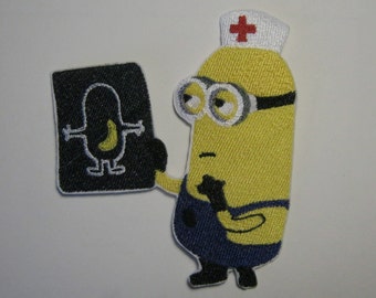 Minion Nurse Embroidered Patch