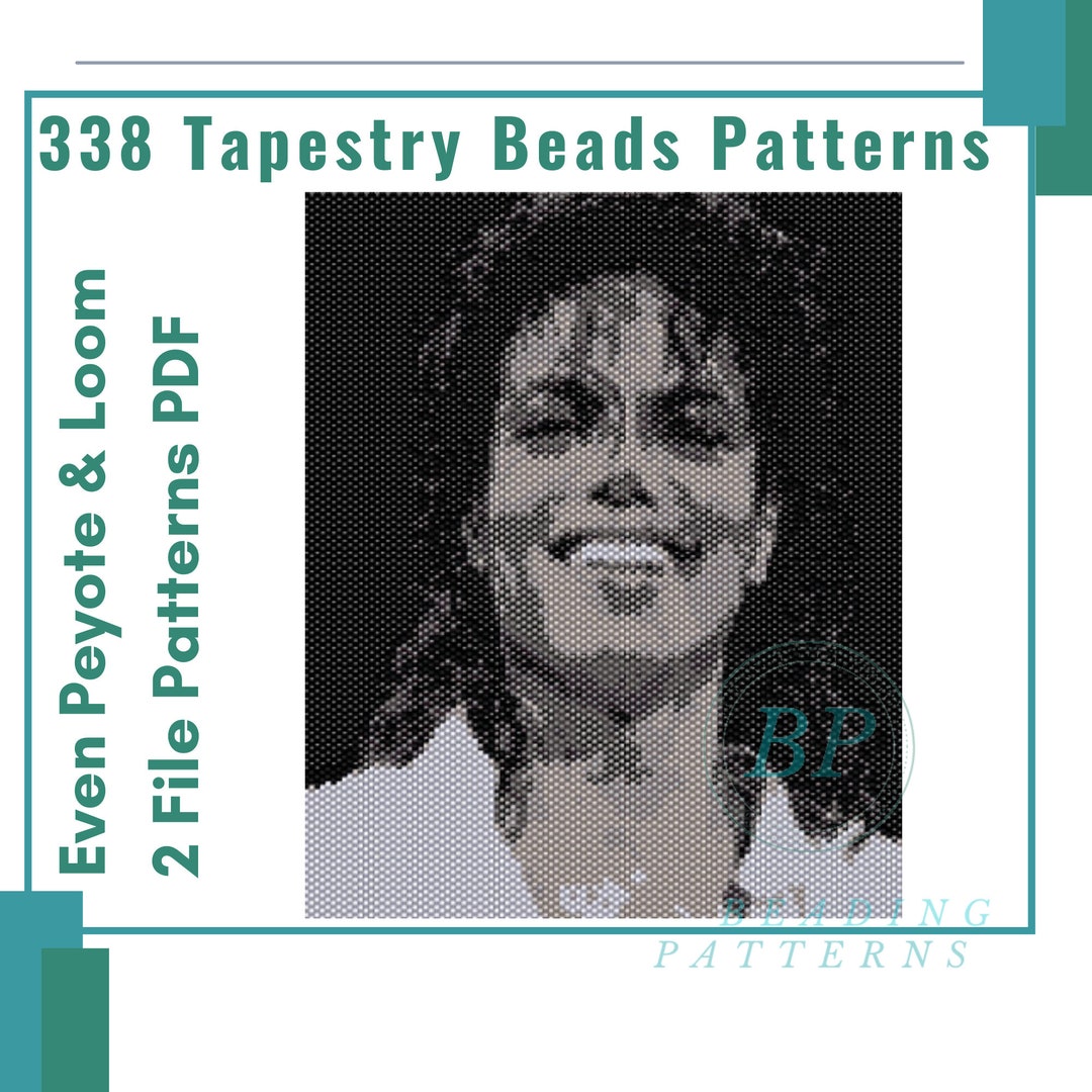Michael Jackson Patterns Beading Peyote Even Tapestry Loom Etsy