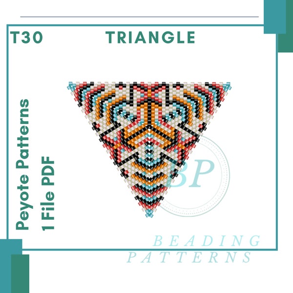 Triangle patterns pendant beads, diy miyuki tutorial pendant, beadwork weaving beading pattern, triangle peyote earrings triangles, T30