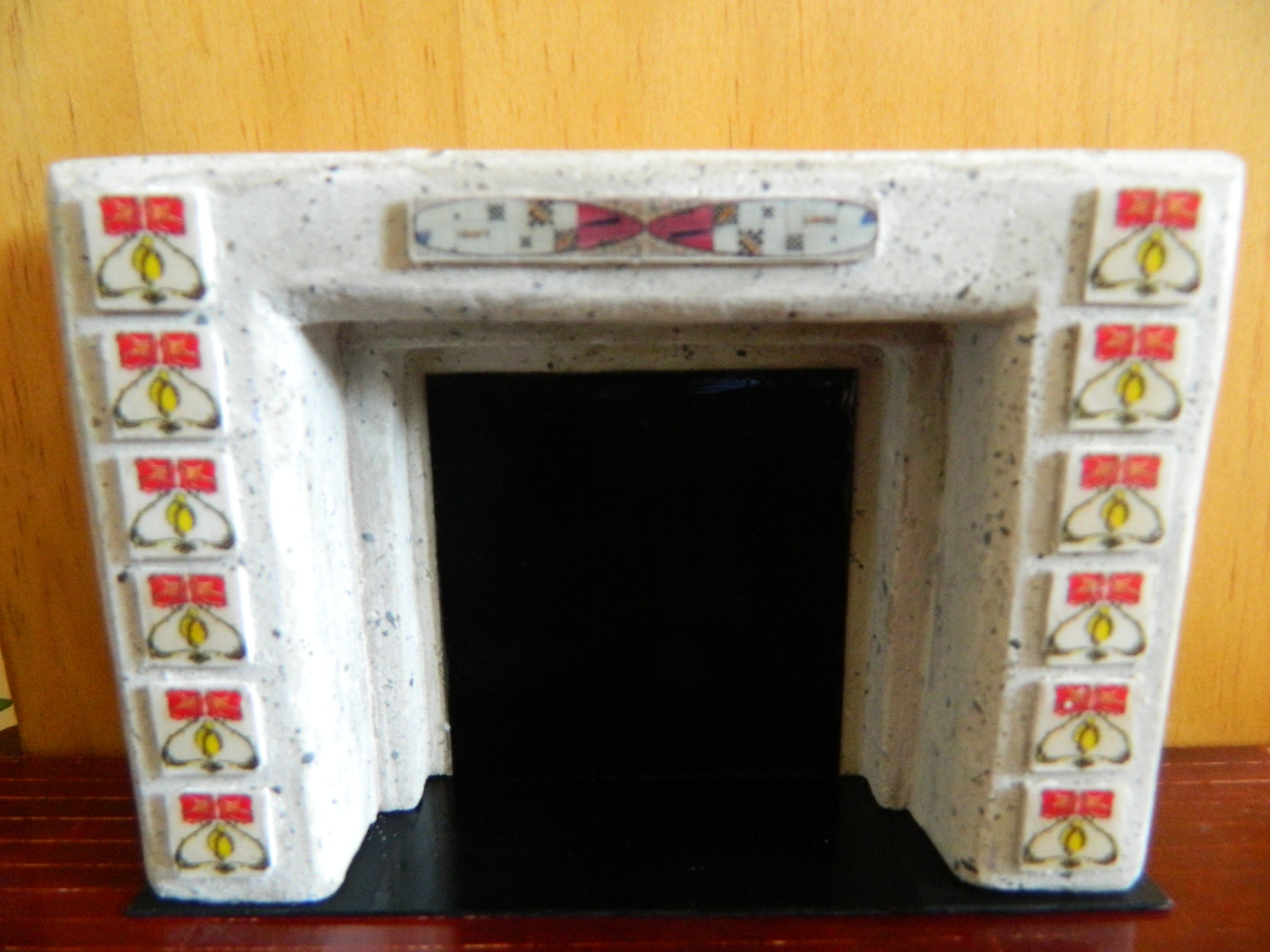 Fireplace Dollhouse 1 12 Handmade Charles Rennie Mackintosh Etsy