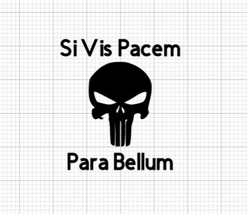 Si Vis Pacem Para Bellum Decal Etsy Australia