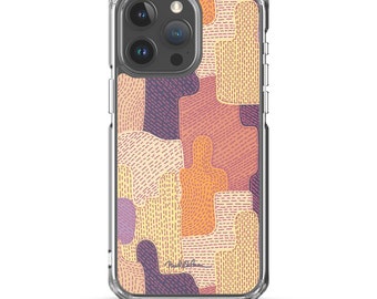 Landforms Multicoloured Clear Case for iPhone®