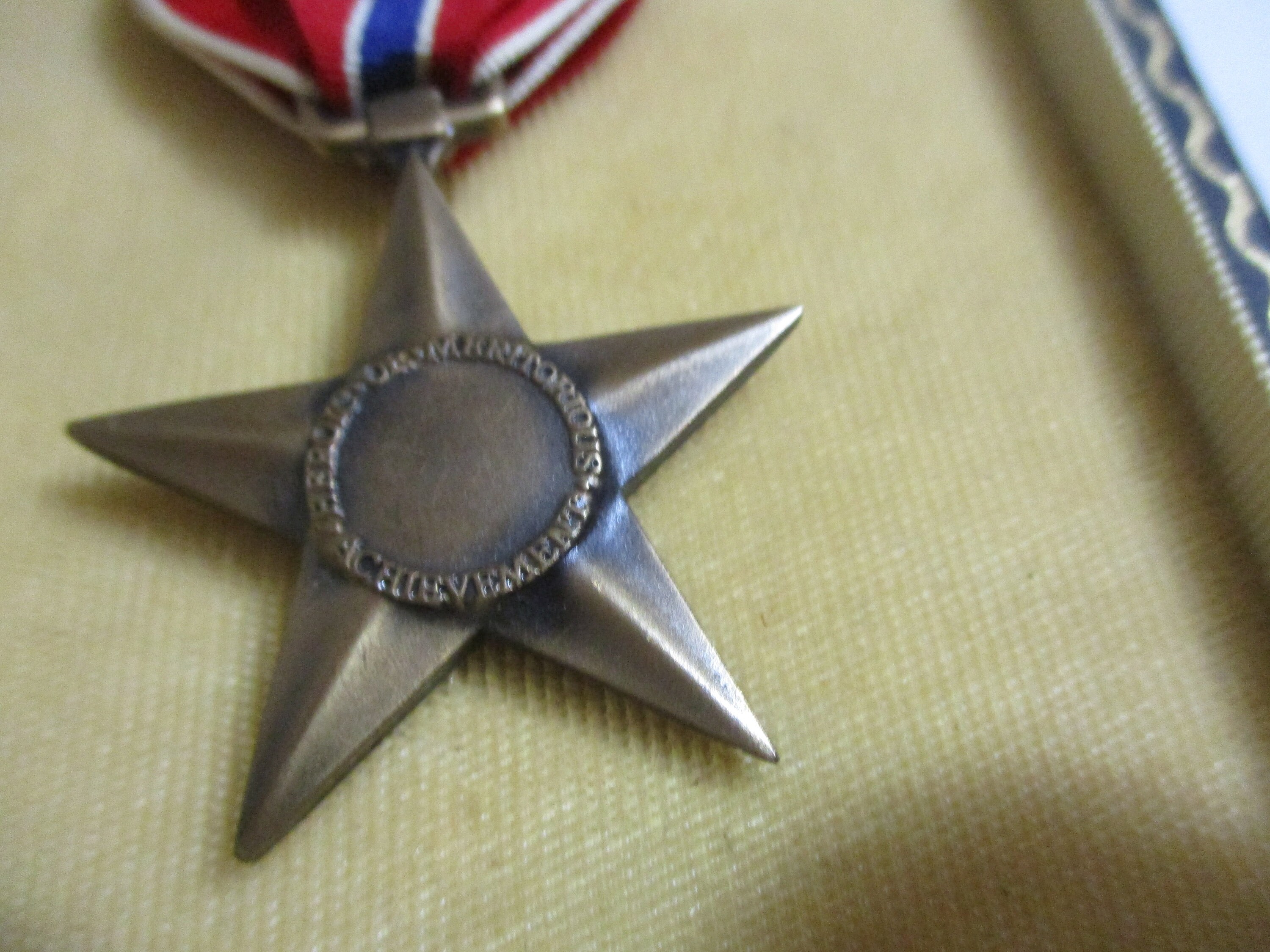 1940 s US Army Bronze Star Medal There Is A Hand Written Etsy
