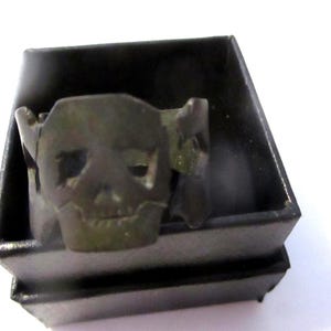 Ww1 German Skull Ring - Etsy