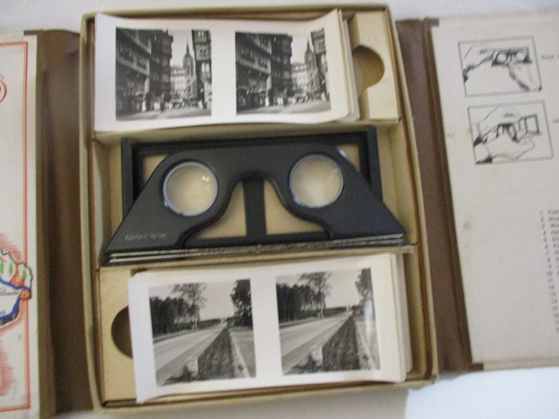 Circa 1946 to 1953 Stereo Book of US Occupied Zone.