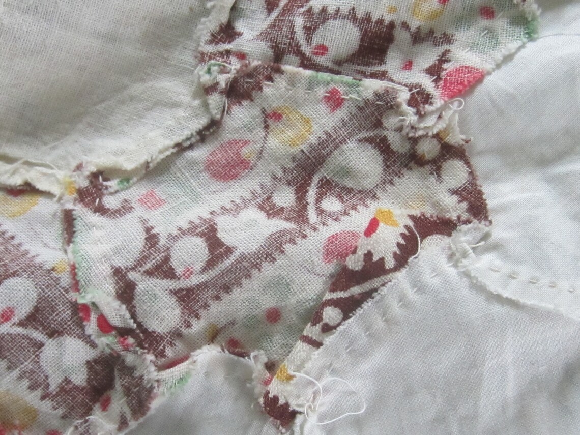 Quilt TOP entzückende Vintage Multi Großmütter Blumengarten | Etsy