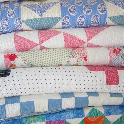 キルトトップ - スイート！アンティークイエローダブル