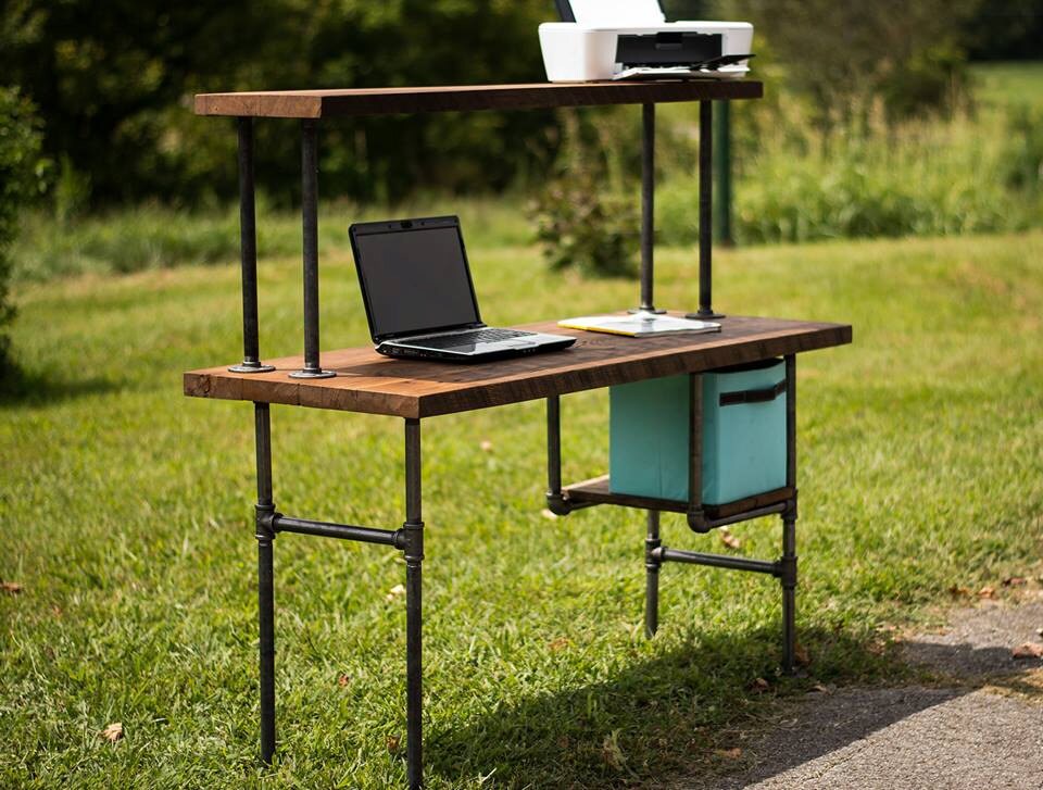 Reclaimed Wood Desk Computer Desk Home Office Desk Barn Wood