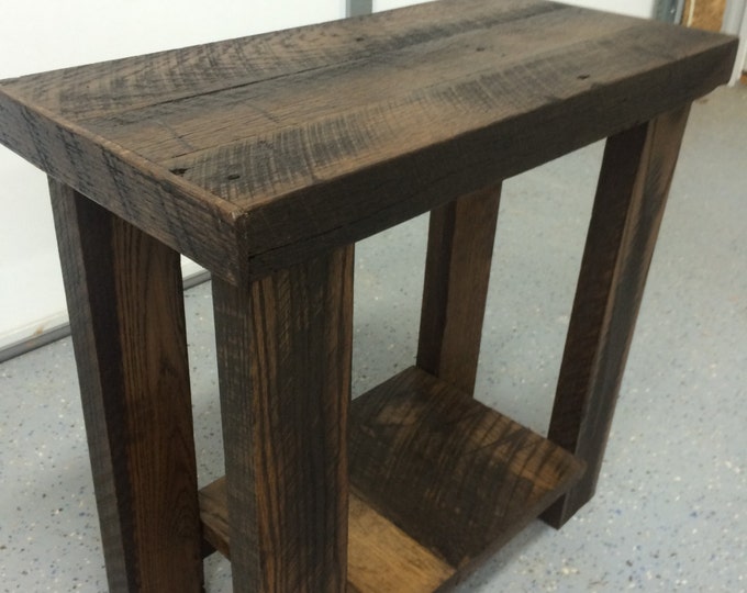 Reclaimed wood side table, end table, printer table, night stand !!