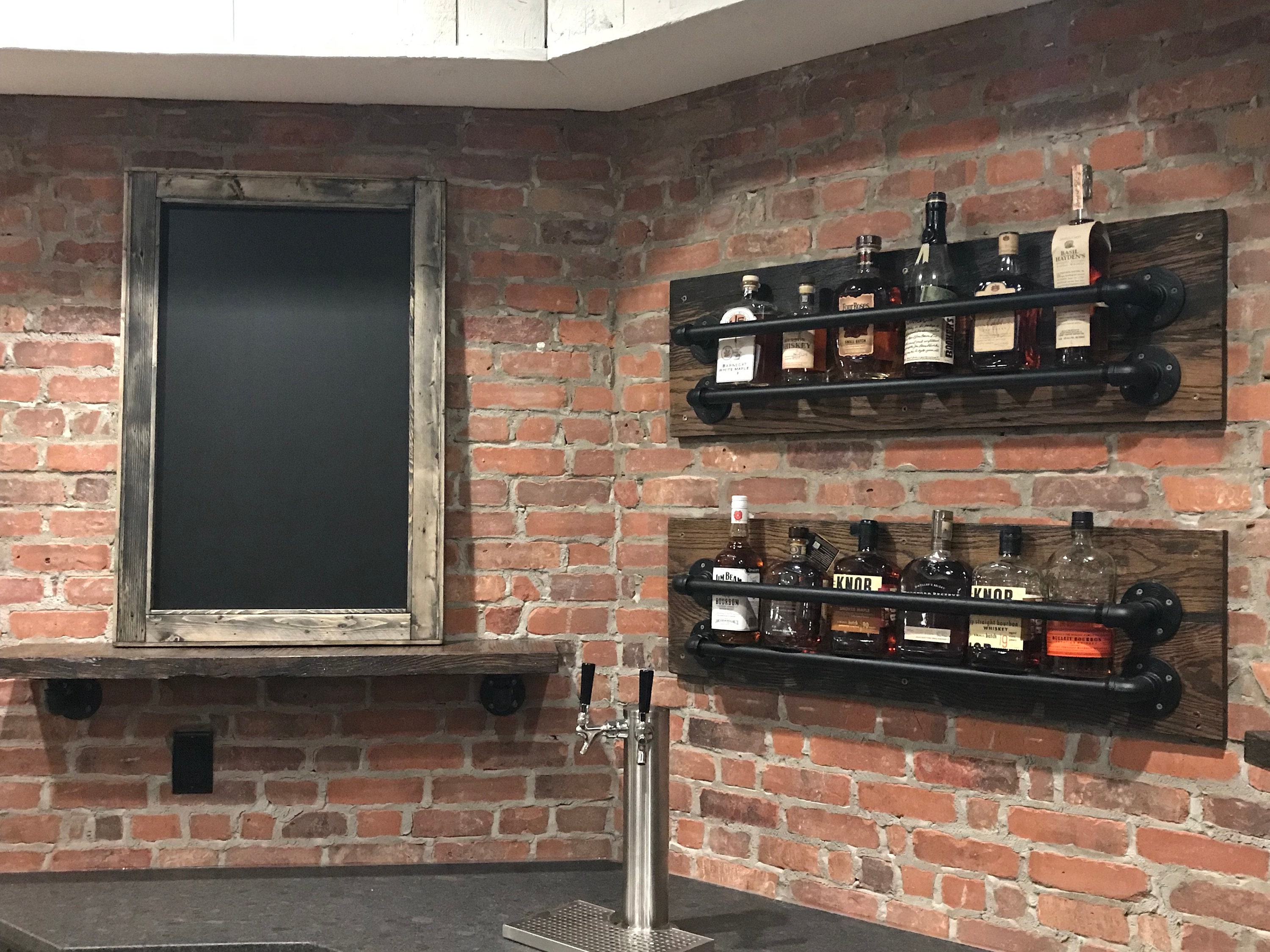 Wall liquor online shelf