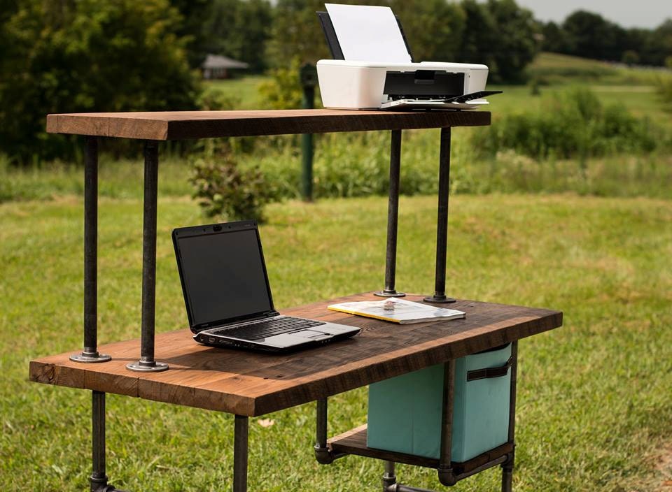 Reclaimed Wood Desk Computer Desk Home Office Desk Barn Wood