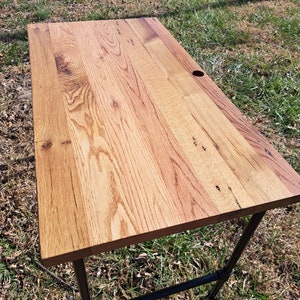 Handcrafted Barnwood Desk , Computer Desk, Barn Wood Table - Perfect for your home office or gaming room!