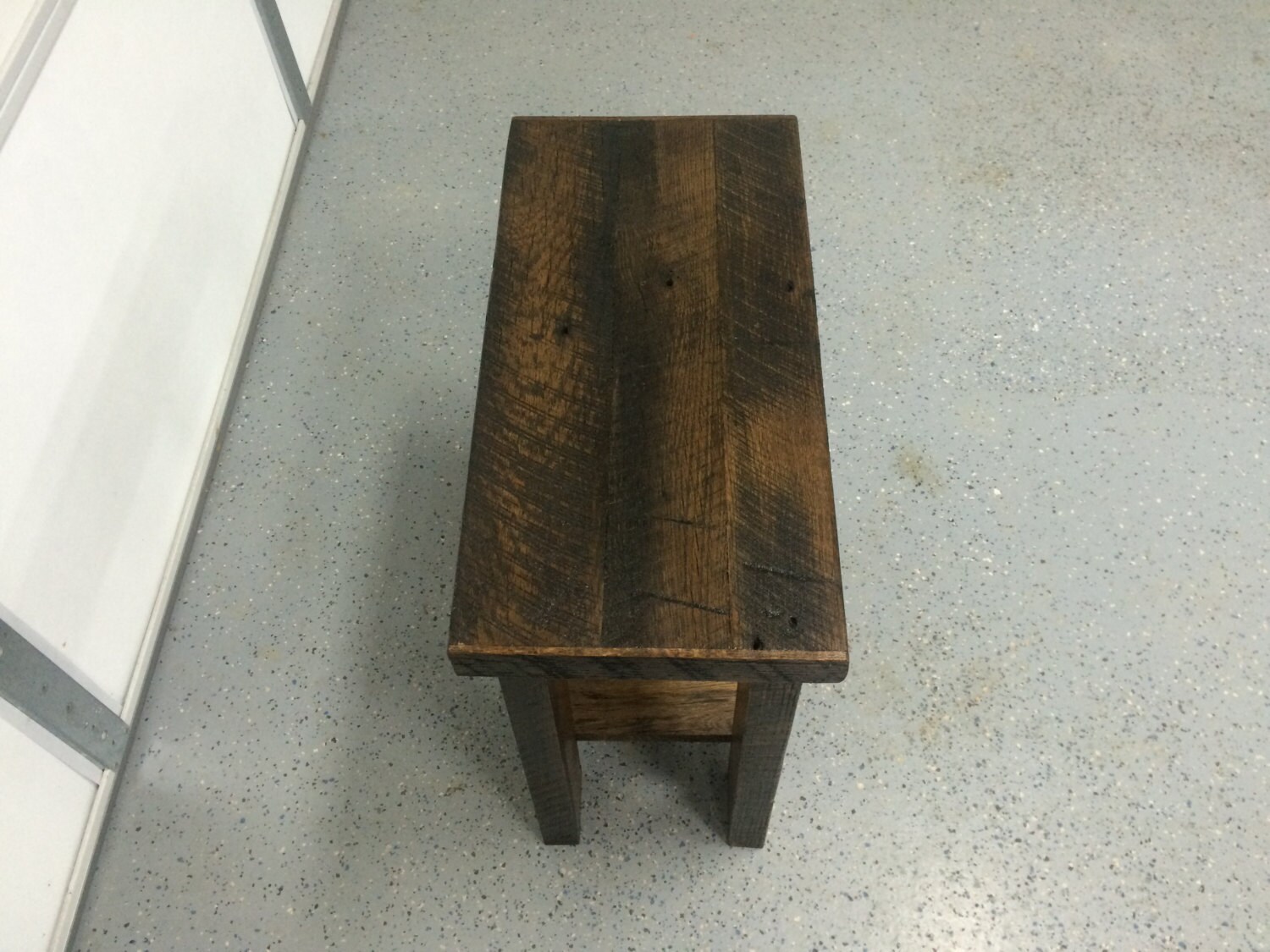 Reclaimed wood side table, end table, printer table, night ...