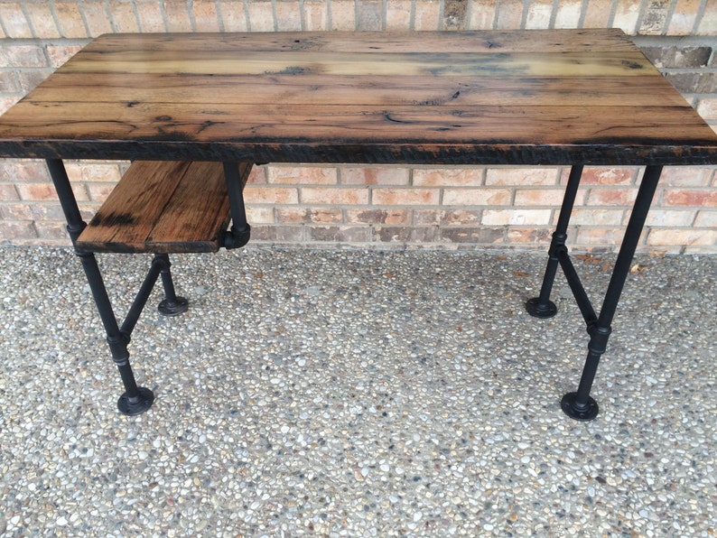 Reclaimed Wood Desk Table Computer Office Full Customization Available Ask About Add Ons