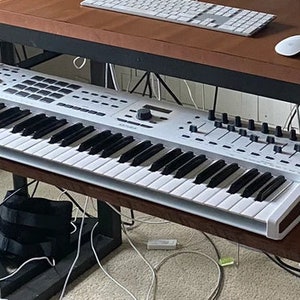 CUSTOM Height Keyboard Tray, Studio Desk Tray , Gaming Keyboard Tray, Musical keyboard tray, midi keyboard tray afbeelding 5