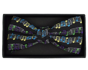 Nota musicale pretied bowtie - inchinati pretied uomini - musica bowtie - bowtie pretied - uomini bowtie -music bow ties - papillon di nozze