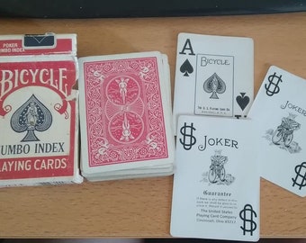 vintage deck of BICYCLE JUMBO INDEX  Playing Cards