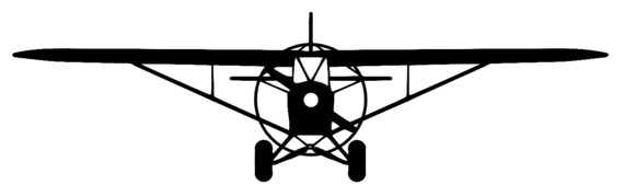 Piper Pa 18 Super Cub Calcomania De Silueta Etsy