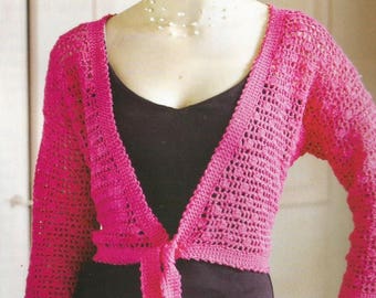 Cardigan Donna Y2K In Maglia: Corto E Con Bottoni - 2