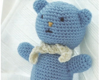 Instant Download - PDF-Beautiful  Little  Teddy Crochet Pattern (T7)