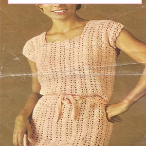 Instant Download - PDF- Pretty Dress Crochet Pattern (AD95)