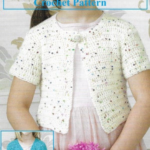 Instant Download - PDF- Beautiful Long or Short Sleeve Cardigan Crochet Pattern (CC23)