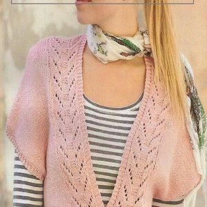 Instant Download - PDF- Beautiful Bolero Knitting Pattern (K30)