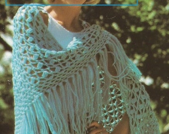 Instant Download - PDF-  Beautiful Shawl Crochet Pattern (AD42)