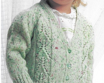 Vintage Baby Cardigan Knitting Pattern: Sizes 19-22" (Instant download PDF) 276