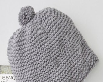 Instant Download - PDF-  Beautiful Easy Baby Hat Knitting Pattern (263)