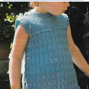 Instant Download - PDF-  Beautiful Baby Dress Knitting Pattern (82)