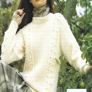 Instant Download - PDF- Beautiful Jumper Knitting Pattern (K70)