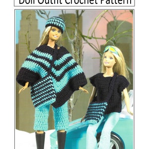 Instant Download - PDF- Beautiful Dolls Outfits Crochet Pattern (Doll 19)
