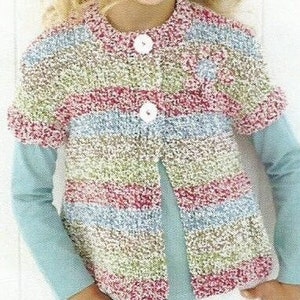 Instant Download  -PDF - Beautiful Chunky Cardigan Knitting Pattern (44)