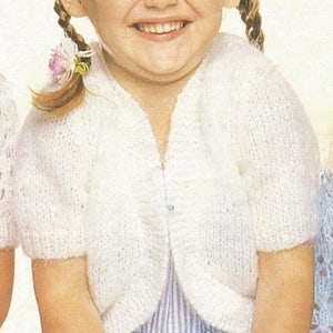 Bolero Knitting Pattern: Wendy Corinne Aran (PDF Pattern) 63