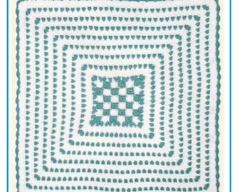 Instant Download - PDF- Beautiful Baby Blanket Crochet Pattern (CB83)