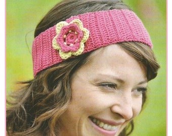 Instant Download - PDF-  A lovely Headband Crochet Pattern (CA38)