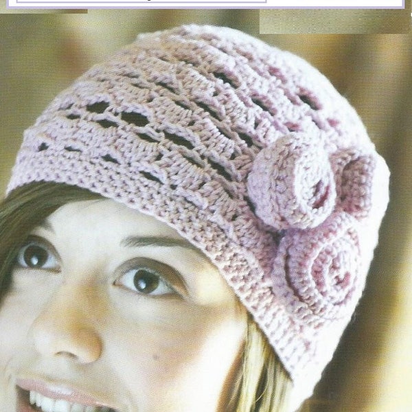 Instant Download - PDF-  A lovely 1920's Style Hat Crochet Pattern (CA30)