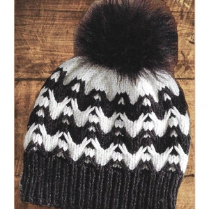 Instant Download - PDF- Beautiful Aran Hat Knitting Pattern (KA56)