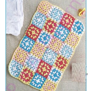 Instant Download - PDF- Beautiful Easy Blanket Crochet Pattern (CB87)